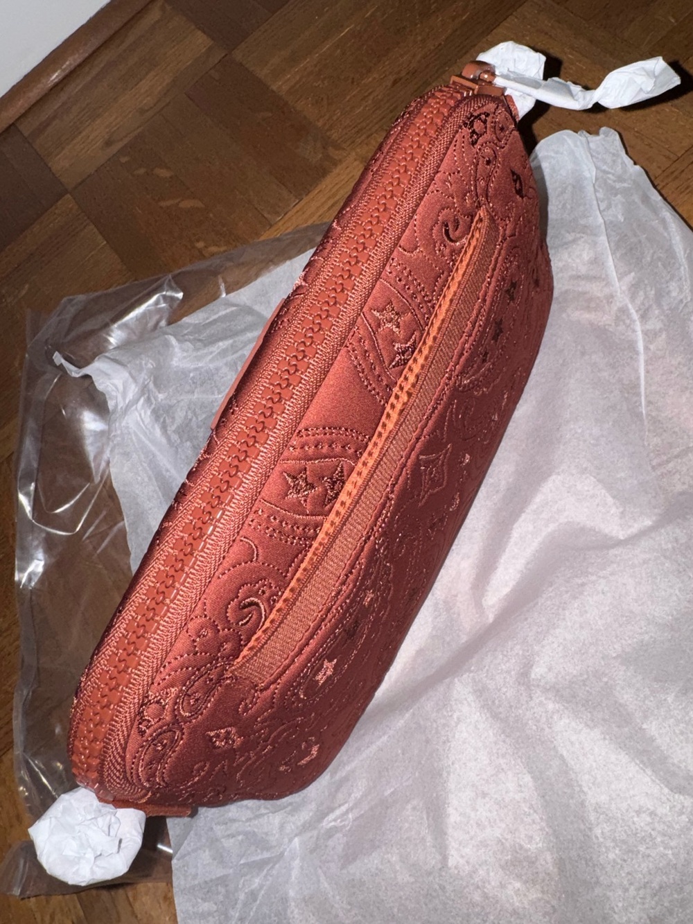 Dagne Dover Nora Crossbody Shoulder Bag in Sweet Tea Paisley Brown NWT - Picture 2 of 6
